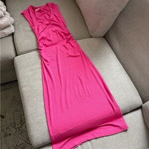 Vibrant Pink Maxi Dress